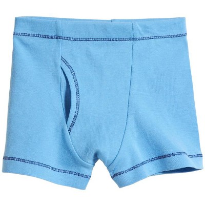 City Threads Usa-made Boys Soft Cotton Boxer Brief | Bright Light Blue ...