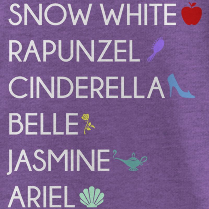 Girl's Disney Princess Items T-Shirt, 2 of 5