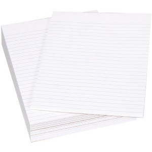 School Smart Legal Pad, 8-1/2 x 11 Inches, White, 50 Sheets, Pack of 12 - 1 of 4