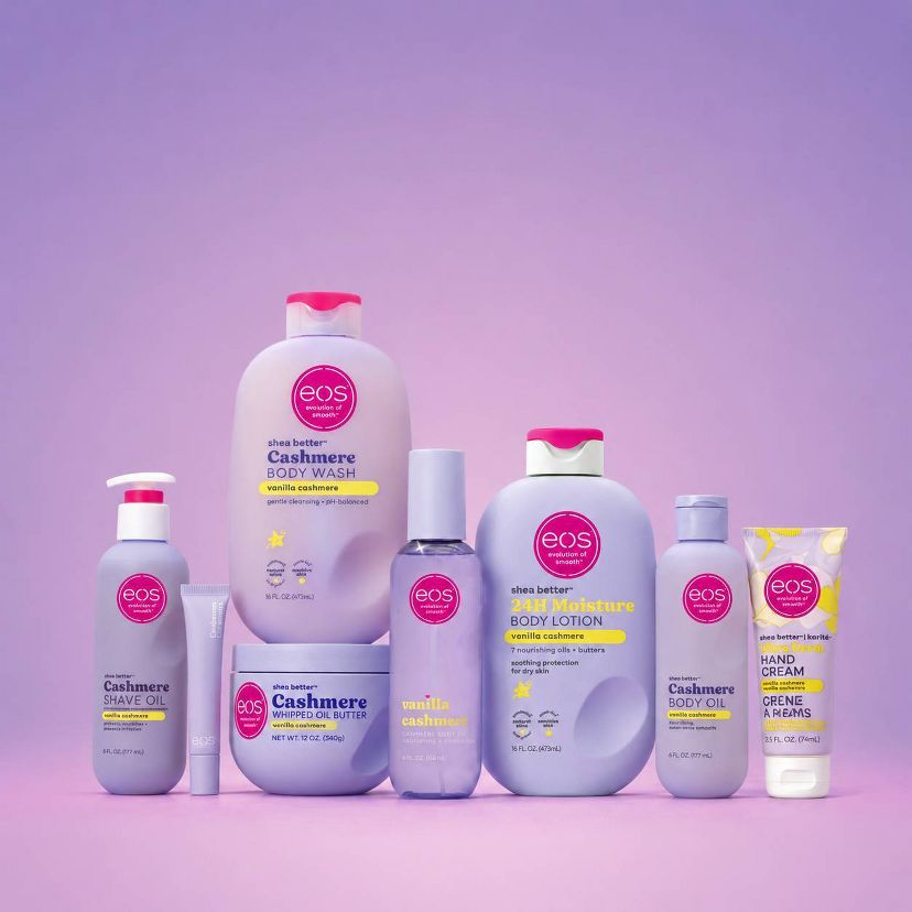eos Shea Better Vanilla Cashmere Collection