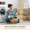 LunaLulinlk Shower Curtain with Hooks – Heavy-Duty Mold/Mildew-Resistant - 2 of 4
