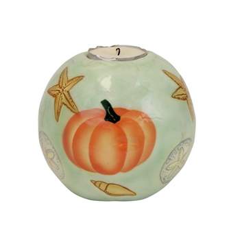 Beachcombers 3.5" Give Thanks Thanksgiving Tealight Holder