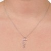 GILDED Women's Lab-Grown Diamond Pendant Necklace in 925 Sterling Silver or 14K Gold Plated | Dainty Pendant, Delicate Chain, Minimalist Jewelry - 3 of 4