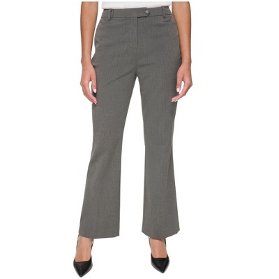 Calvin Klein Womens Pinstripe Casual Trouser Pants