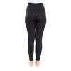 MUK LUKS Women's 4" High Waisted Fleece Lined Leggings - 2 of 4