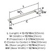 Amerock Balon Appliance Pull for Large Panels and Oversized Cabinets - 3 of 4
