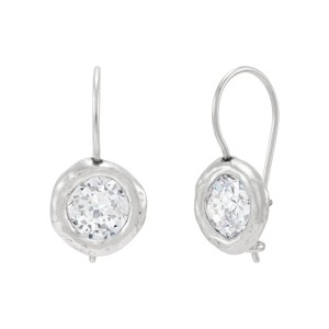 Silpada 'Iridescent Form' Sterling Silver Cubic Zirconia Drop Earrings - 1 of 4