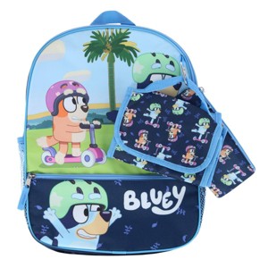 Accessory Innovations Kids Disney Bluey & Bingo Backpack with School Accessories Set - 1 of 4