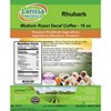 Larissa Veronica Rhubarb Medium Roast Decaf Coffee (Gourmet, Naturally Flavored, Whole Coffee Beans) (16 oz, ZIN: 557114) - 2 of 4