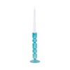 Glass Taper Candle Holder - Elegant Glass Candlestick - Decorative Home & Office Accent - Stylish Modern Design for Living Room & Bedroom - 2 of 4