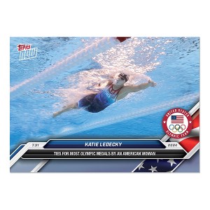 TOPPS NOW Olympic Games 2024 Card 9 | Katie Ledecky - 1 of 3