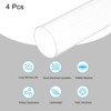 Unique Bargains Lamp Lantern Water Cooling System Acrylic Round Tubes 4 Pcs 10" - 3 of 4