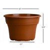 The HC Companies Panterra Indoor/Outdoor Plastic Planter - 2 of 2