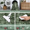Washable Rugs Rug for Living Room Vintage Non Slip Bedroom Rug Retro Floral Accent Rugs Soft Faux Wool Low Pile Stain Resistant Carpet for Office - 4 of 4