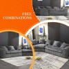MOONMISS Boucle Sofa 3 Seater for Living Room Oversized  for Apartment, Office Right Hand Facing - 4 of 4
