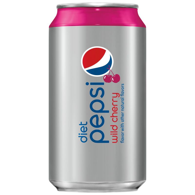 Diet Pepsi Wild Cherry Cola - 12pk/12 fl oz Cans, 6 of 9