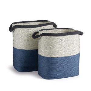 Plum & Post Ayden Baskets With Handles, Set Of 2 - 1 of 4
