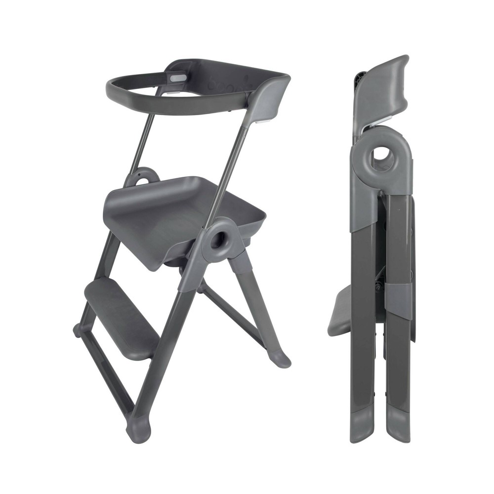 Boon Pivot Toddler Tower Step Stool - Gray