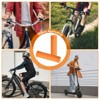 Unique Bargains Rubber Non-Slip Mushroom Bike Fit 7/8" Handlebar Grips 4.53" 2 Pairs - 4 of 4