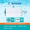 Hurricane Filters Easy to Clean Replacement Spa Filter Cartridge for Pleatco PSD125-2000, Unicel C-8326, and Filbur FC-2780, White/Blue - 3 of 4