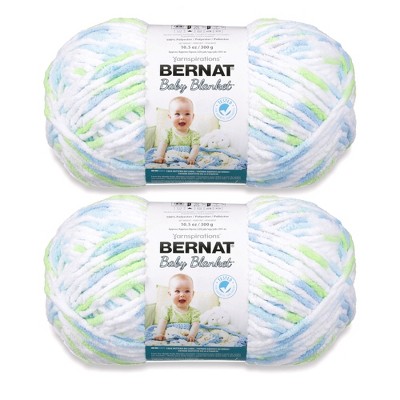 Bernat Baby Blanket Big Ball Yarn 24 Pack-Prints