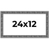 PosterPalooza | Panoramic Distressed Black Picture Frame - UV Acrylic, Foam Board Backing, Hanging Hardware - 2 of 4