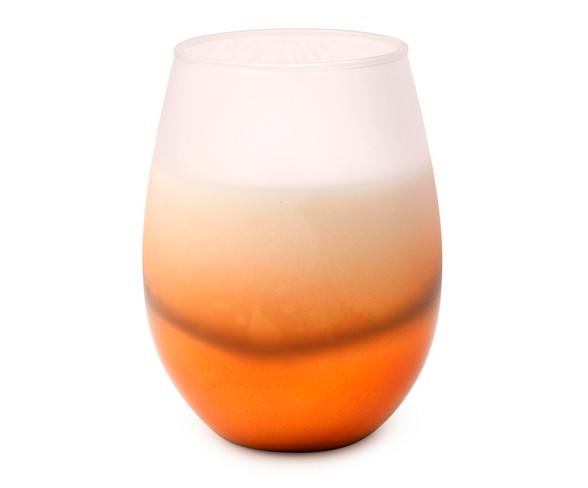 Gold Ombre Glass Candle (12oz) - Pumpkin Spice - Vineyard Hill Naturals by Paddywax