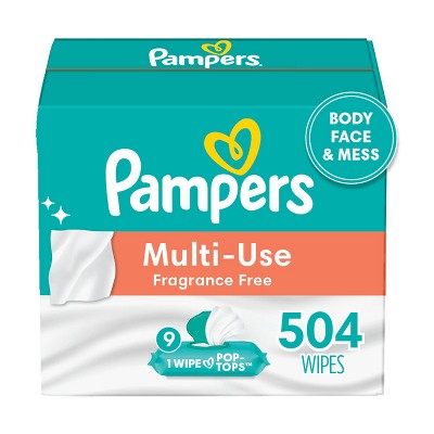Pampers Multi-Use Fragrance Free Baby Wipes - 504ct