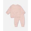 Deux par Deux Girl Organic Cotton Pant with Top Set Pink Mini Floral - 2 of 4