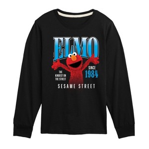 Boys' - Sesame Street - Elmo Kindest On The Street -Toddler and Youth Long Sleeve T-Shirt Long Sleeve Graphic T-Shirt - 1 of 3