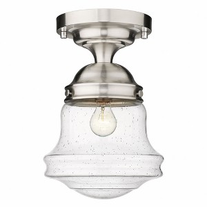 Z-Lite Vaughn 1 - Light Flush Mount in  Brushed Nickel - 1 of 4