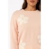 Petal and Pup Charlie Flower Knit Sweater - Pink M/L - 2 of 4