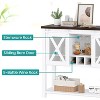 Sideboard Buffet with Storage, 46.5" Coffee Bar Cabinet with Sliding Barn Door, Wine Bar Storage Sideboard, Cabinet Bar for Kitchen and Dinning Room - 4 of 4