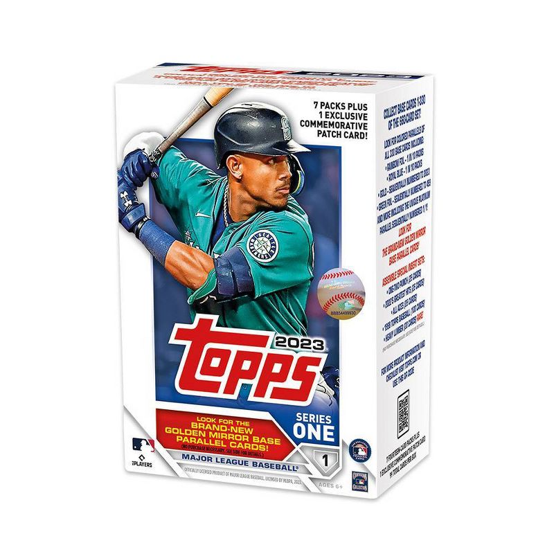 2023 Topps MLB Series 1 Baseball Trading Card Blaster Box, 1 of 4