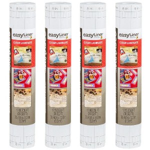 Duck EasyLiner Adhesive Shelf and Drawer Liner, Clear, 12" x 36' Roll, 2 Rolls - 1 of 4