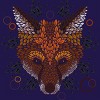 Junior's Design By Humans Fox Face By LetterQ T-Shirt - 2 of 3