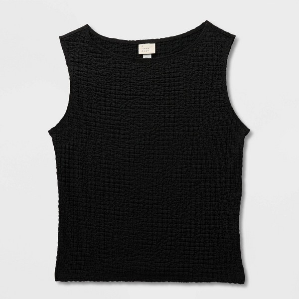 Top de tirantes con textura y cuello barco para mujer - A New Day™ 4