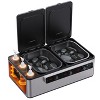 Master Massage Professional Electric Multifunctional Massage Stone Heater, Steam Cooking Heater & 3 Bottle Massage Oil/Lotion/Gel Heater - 2 of 4