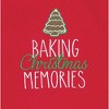 C&F Home 15" x 20" Christmas "Baking Christmas Memories" Children's Embroidered Cooking Apron w/ Tying Straps - 2 of 2