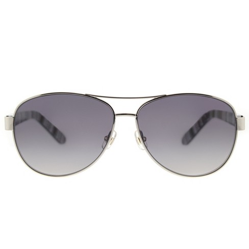 Kate Spade Dalia2/p/s 79d Womens Aviator Polarized Sunglasses Silver ...