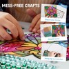Joyfy Window Art Making Kit, 4 PCS Window Art Suncatcher, Gem Art Painting Kits, Art & Crafts, Birthdays Easter Christmas Gift for Boys Girls Age 6+ - 4 of 4