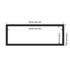 Amanti Art Grace Brushed Metallic Black Narrow Framed Magnetic Dry Erase Board - 4 of 4