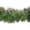 Puleo 9'x10" Pre-Lit Oklahoma Pine Artificial Garland - 4 of 4