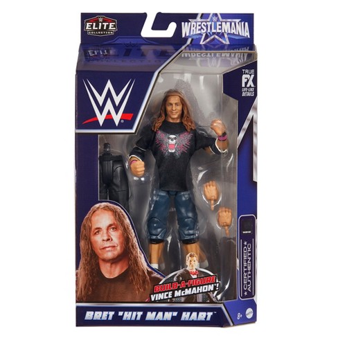 WWE Elite WrestleMania 38 Bret Hart Action Figure