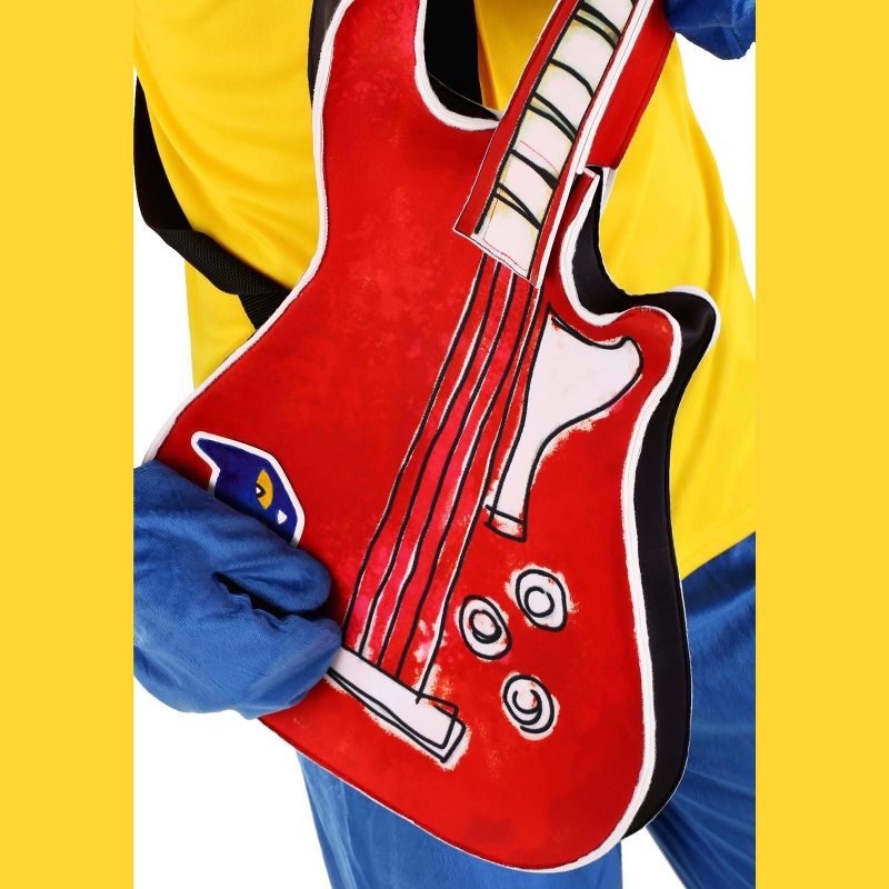 HalloweenCostumes.com    Pete the Cat Guitar Accessory, Black/White/Red, 3 of 7