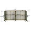 VYNXARIA Vintage Elegance Storage Cabinet with Adjustable Shelves - 4 of 4