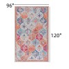FONTOI Washable Area Rugs, Foldable Low-Pile Rugs, Indoor Non-Slip Rugs for Living Room Bedroom Kitchen, Multicolored, 120"*0.14"*96" - 3 of 4