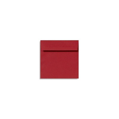 LUX 5 x 5 Square Envelopes 2 11/16 x 3 11/16  Holiday Red 8505-15-50