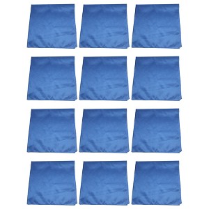 12 Pack Cotton Bandanas in Plain Colors for Crafts, Costumes, Workwear - 1 of 4
