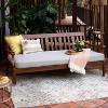 Cambridge Casual Maine Mahogany Wood Outdoor Sofa Daybed with Oyster Cushion: Weather-Resistant Patio Furniture - 2 of 4